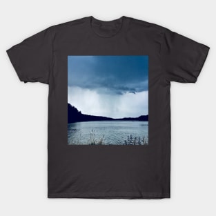 Stormy lake dramatic sky. T-Shirt